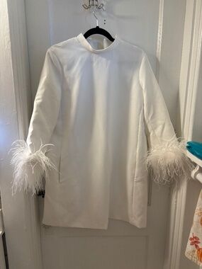 White feather dress